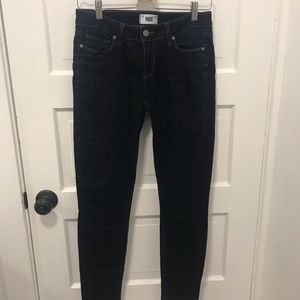 Dark Blue Skinny Paige Jeans